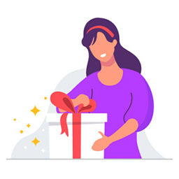 You get rewards