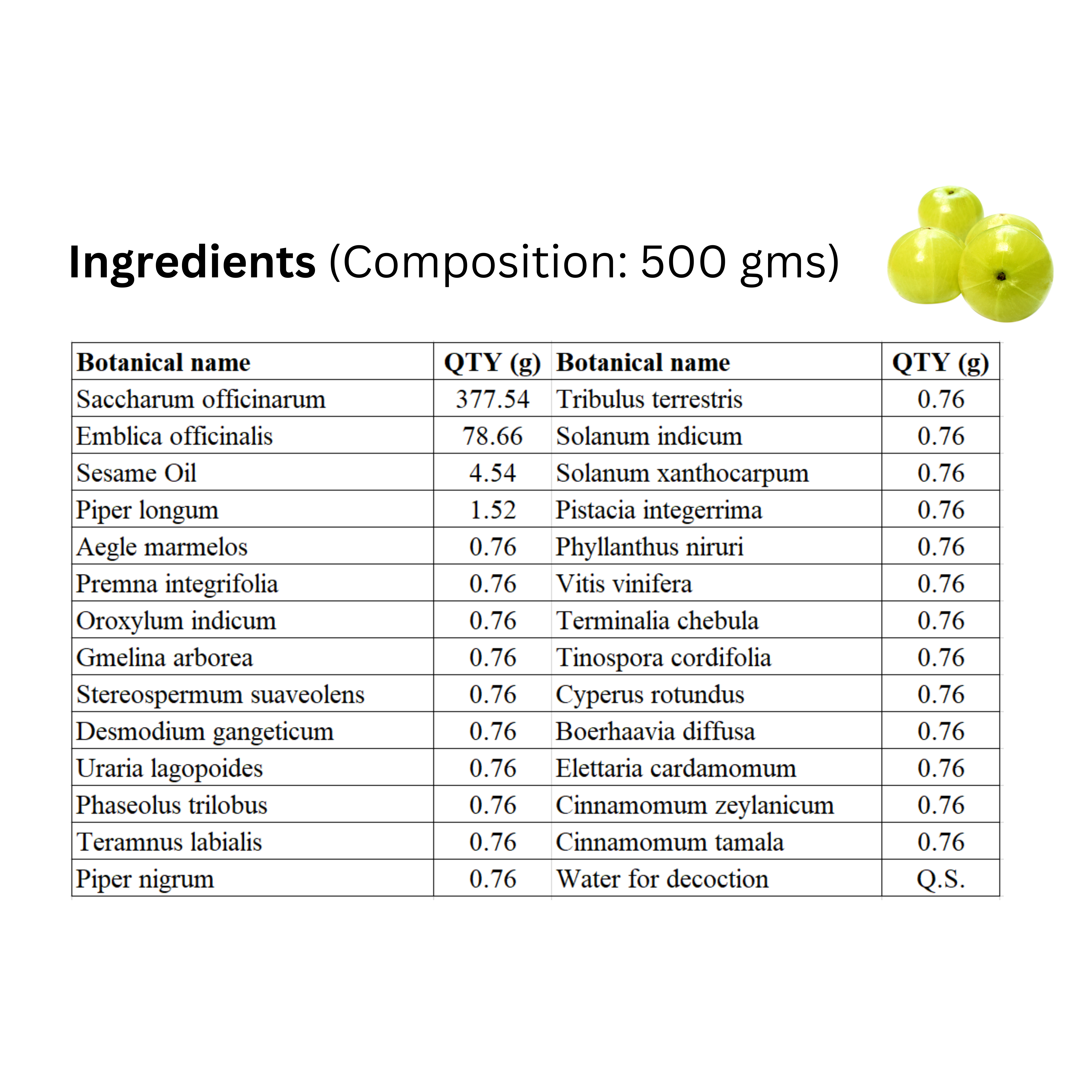 Confiture de Chyavanprash biologique/confiture à base de plantes