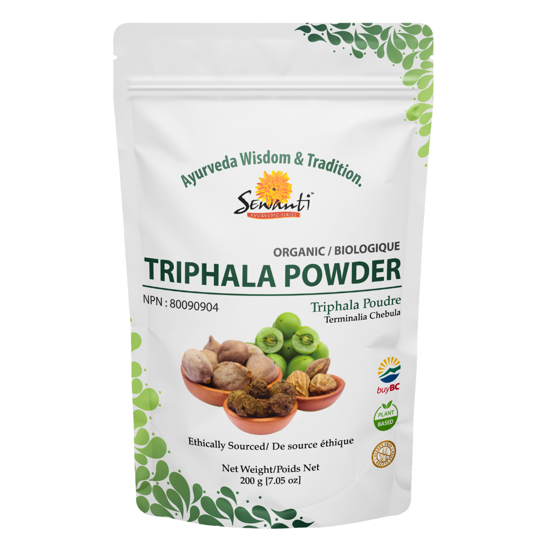 Organic Triphala Powder - Phyllanthus Emblica, Terminalia Bellirica, Terminalia Chebula