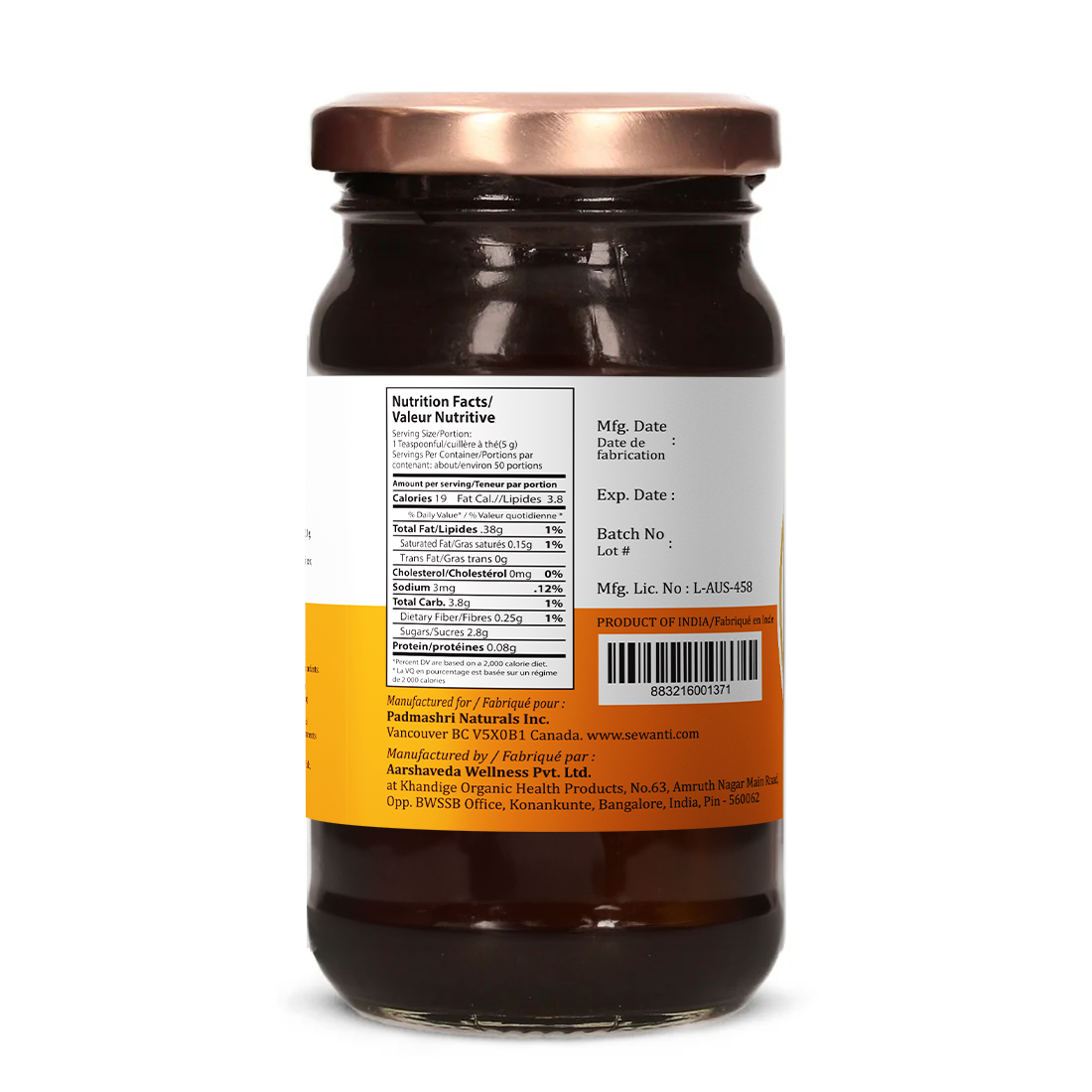 Organic Chyavanaprash - Amla Berry Spread