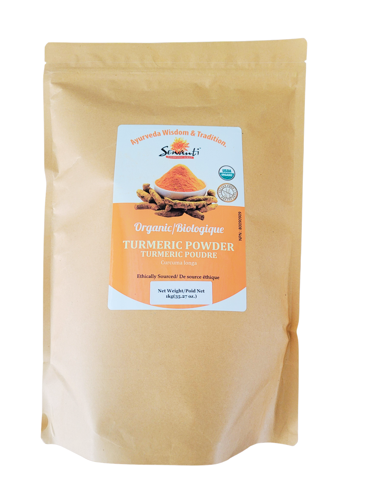 Organic Turmeric/Curcumin Powder - Curcuma longa