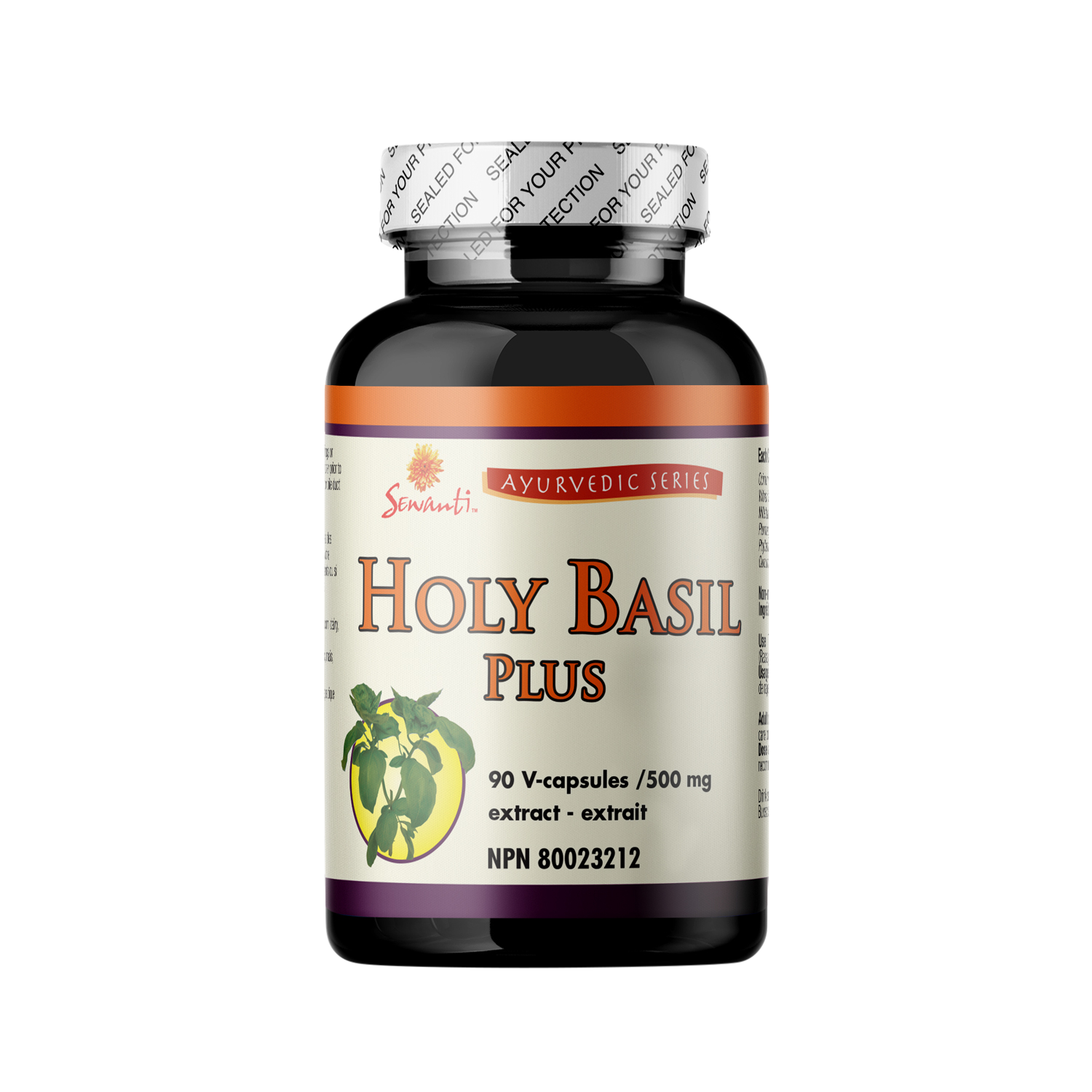 Ayurvedic Holy Basil Plus Capsules- Take 1-2 capsules 2 times a day. Take before meals or as directed by a health care practitioner.